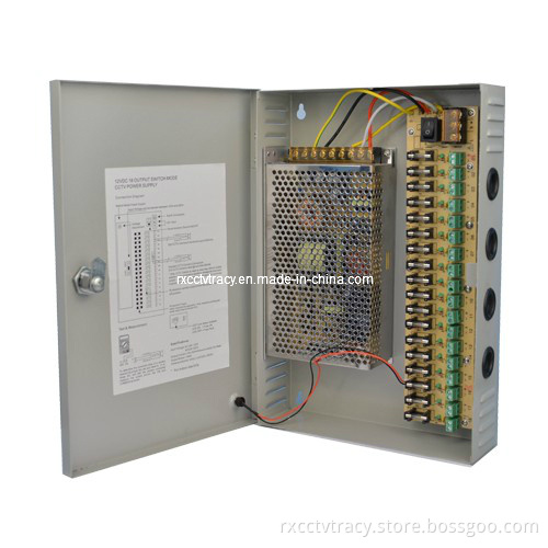 DC Power Supply Box for CCTV (RX-PS180-18C)